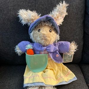 Vintage 90’s Hallmark Gold Crown Easter Rabbit